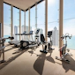Integra Pro Amps 4125 DSP in gym with view in high rise building No Overlay