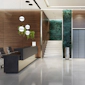 Integra Pro Amps 4500 DSP reception or security desk in large office apartment building Square No Overlay