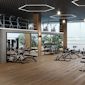 Integra Pro Amps 8500 DSP in clean and modern gym Square No Overlay